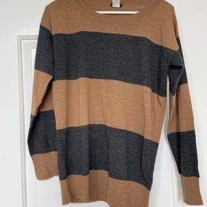 J. Crew Saturday Stripe Sweater.  Small